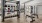 a gym with weights